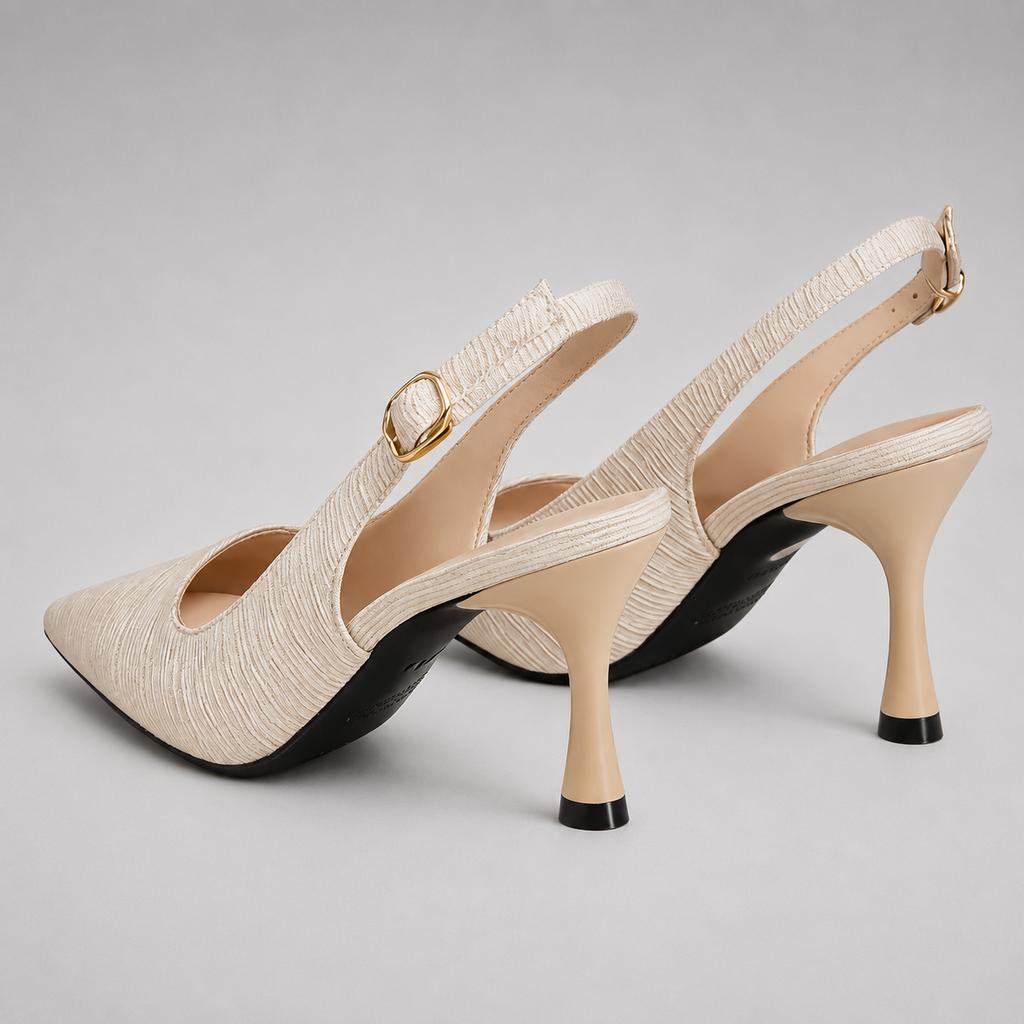 Women's Lucinda Pointed Strap Heels with Buckle