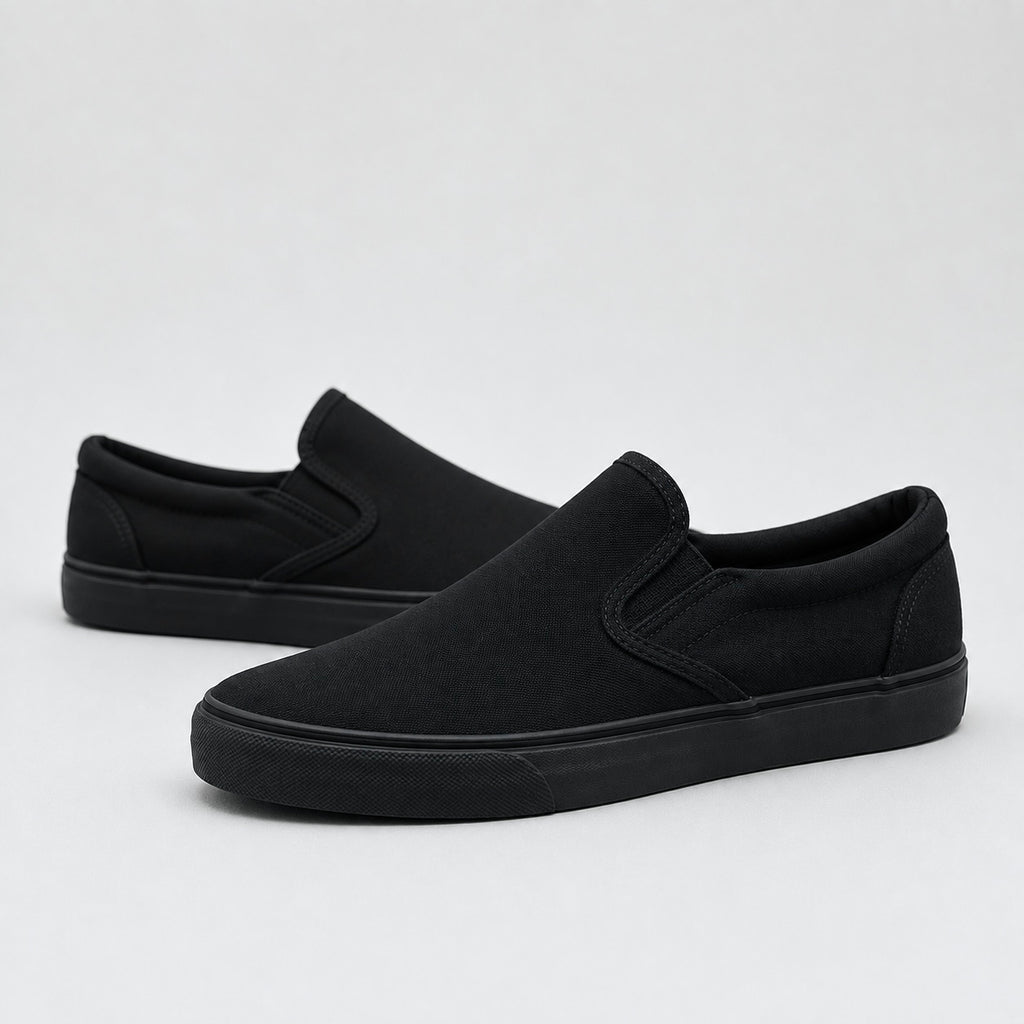 Men’s Andy Casual Canvas Slip-On Trainers