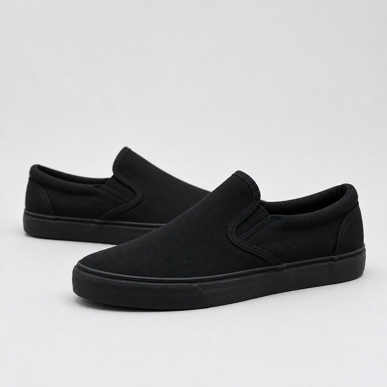 Men’s Andy Casual Canvas Slip-On Trainers