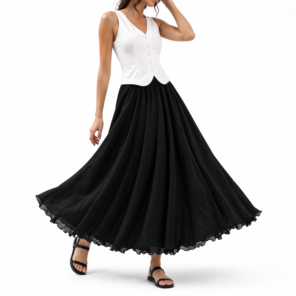 Saia Maxi Flow Skirt