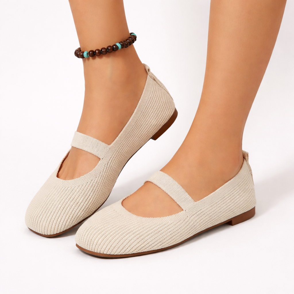 Aria Knit Mary Jane Flats
