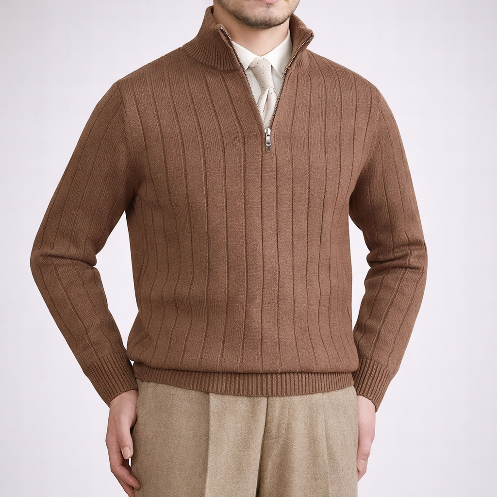 Leon Quarter-Zip Knit