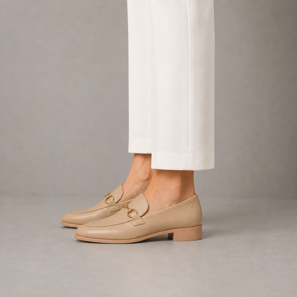 Women's Margot Leather Horsebit Flat Loafers