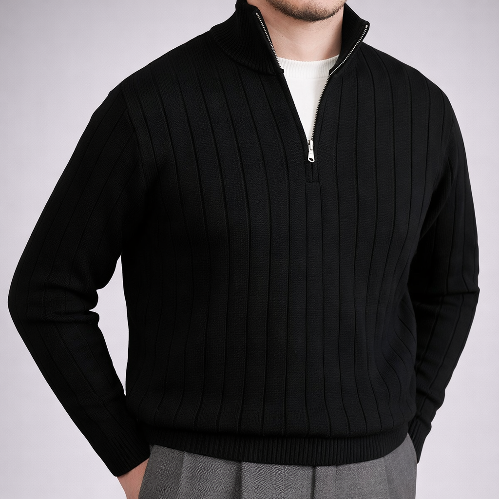 Leon Quarter-Zip Knit