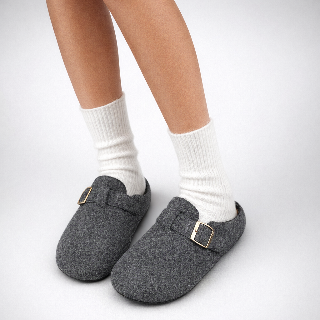 Elin Wool Clogs