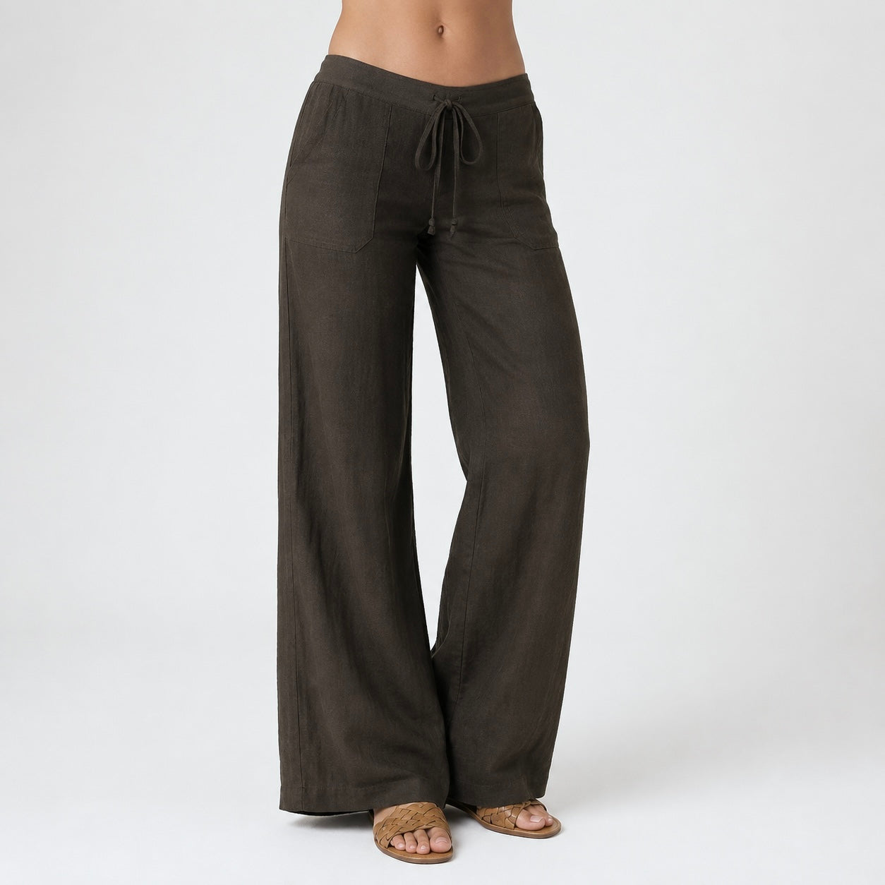Women’s Mara Relaxed/Casual Loose Trousers With Drawstring