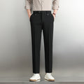 Simple Suit Pants Men's Loose Straight Business Trousers