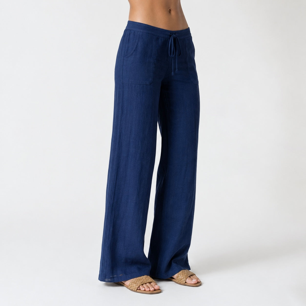 Women’s Mara Relaxed/Casual Loose Trousers With Drawstring