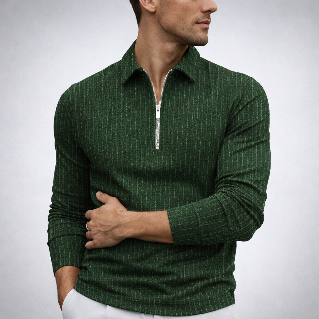Tavian Zip Polo