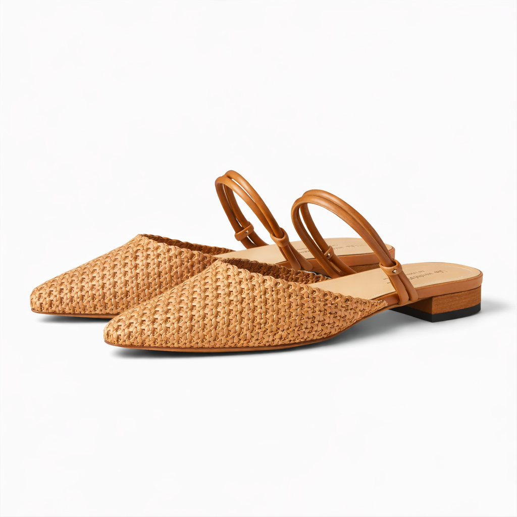 Alina Woven Strap Flats