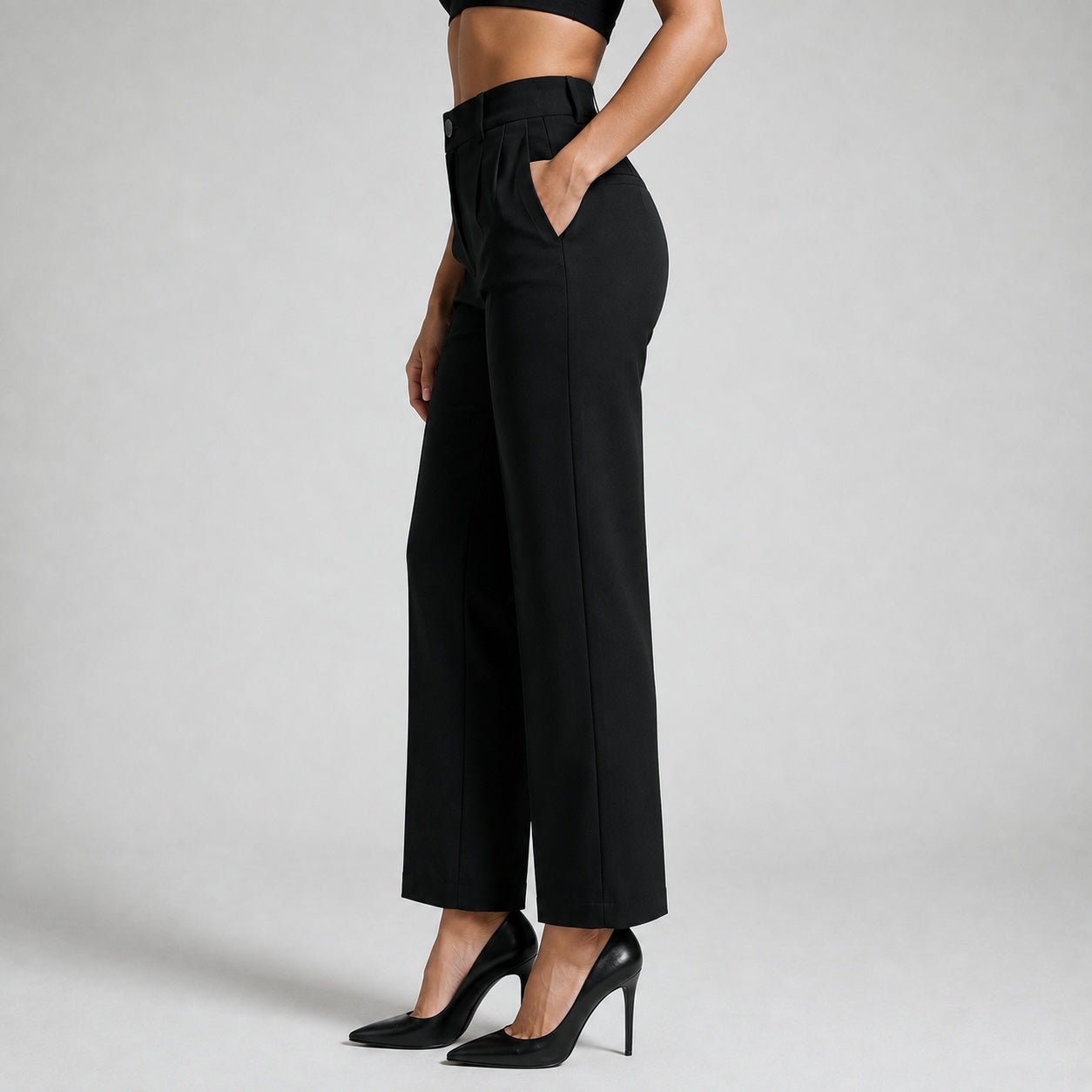 Women’s Isabelle High-Waisted Cropped Smart/Casual Trousers