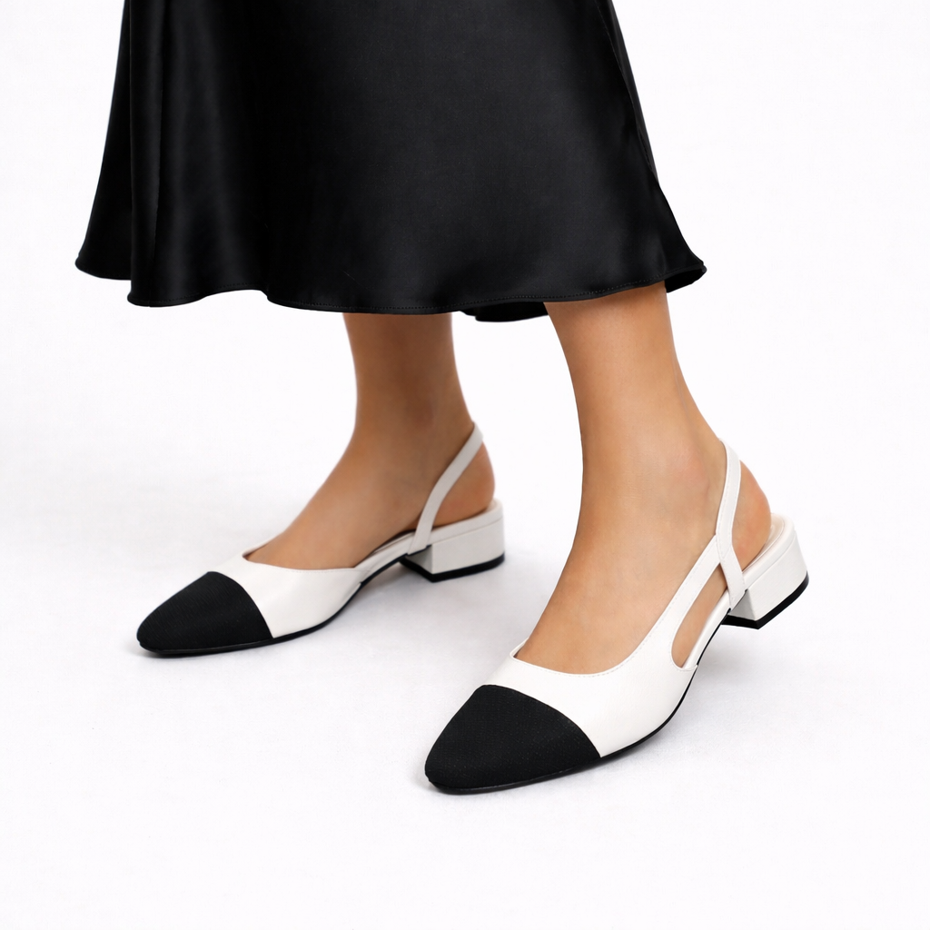 Mila Low Strap Heels