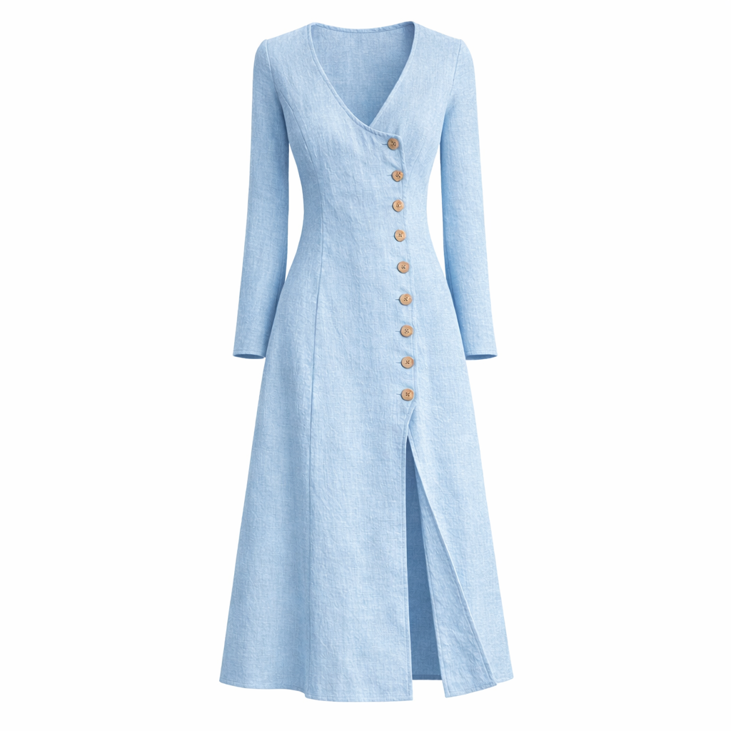 Roselle Linen Dress