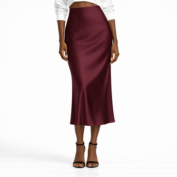 Valeria Satin Skirt