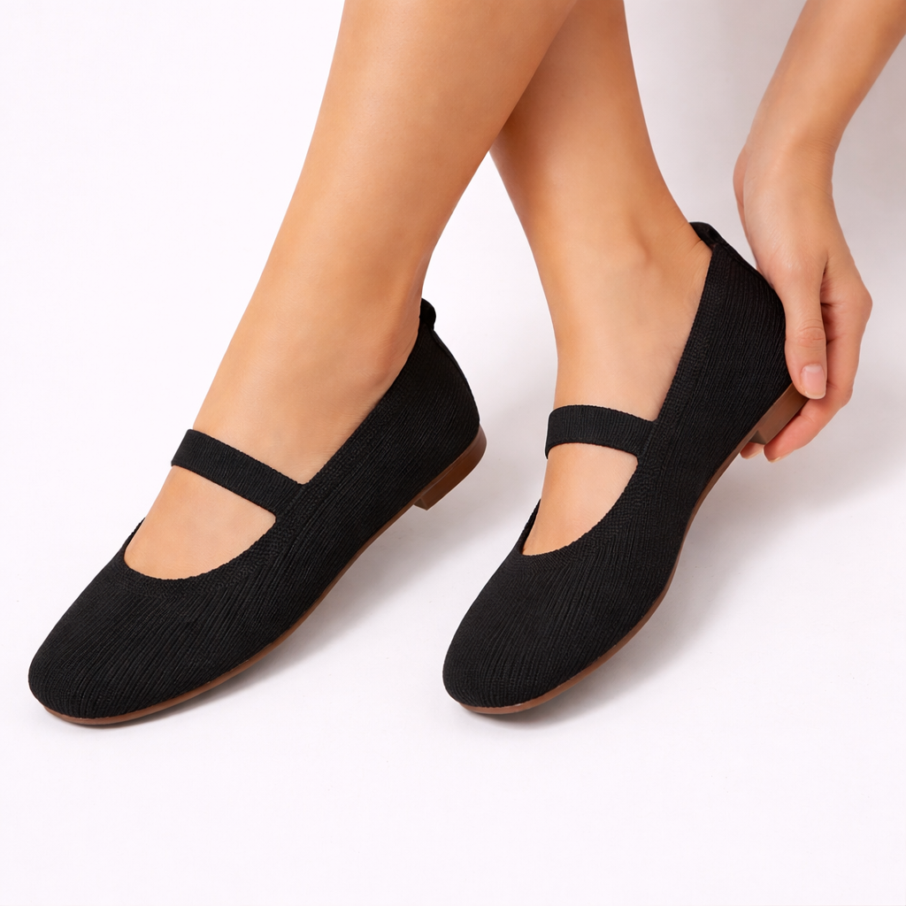 Aria Knit Mary Jane Flats