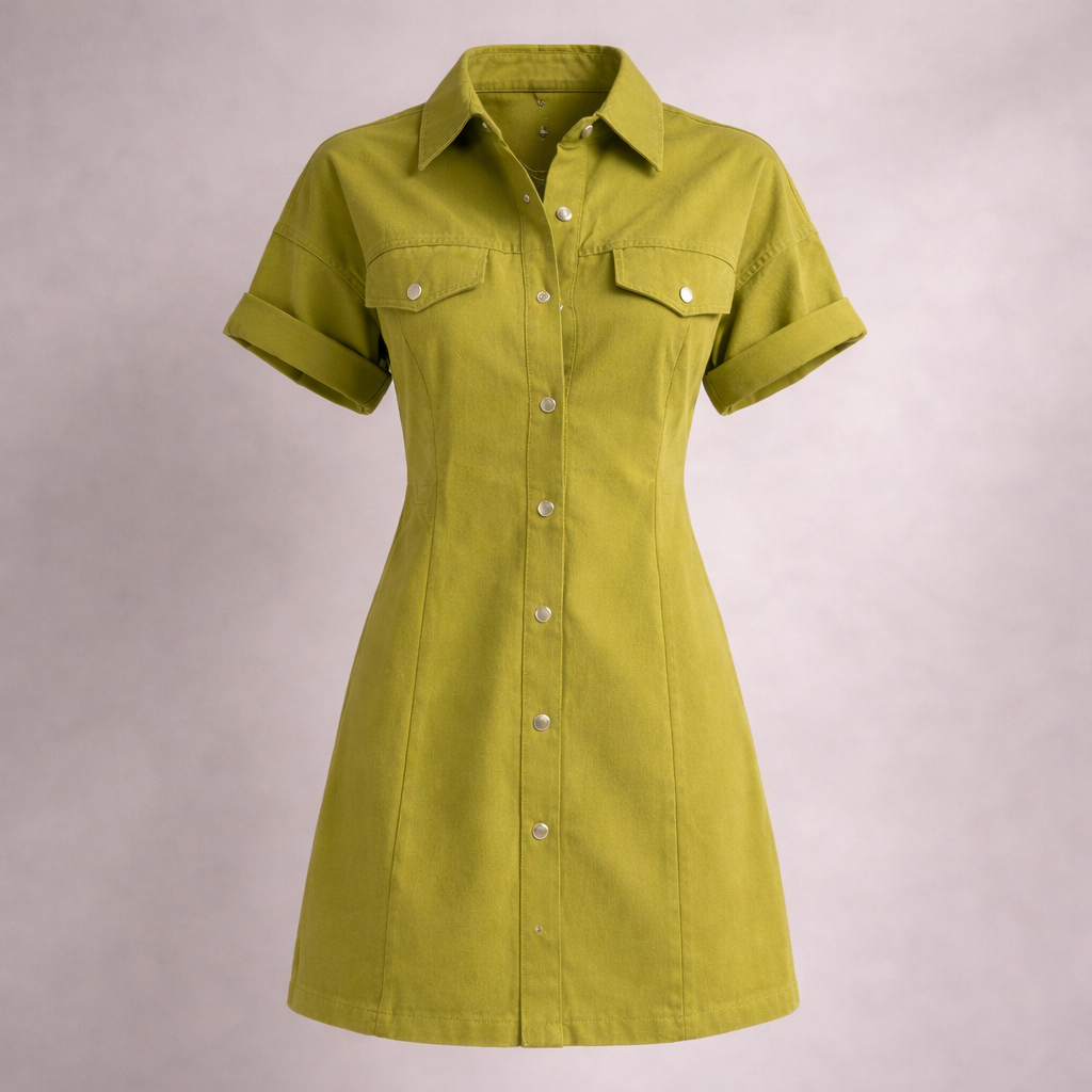 Aria Utility Shirt Dress