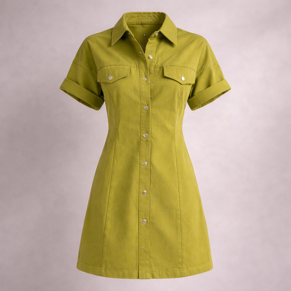 Aria Utility Shirt Dress