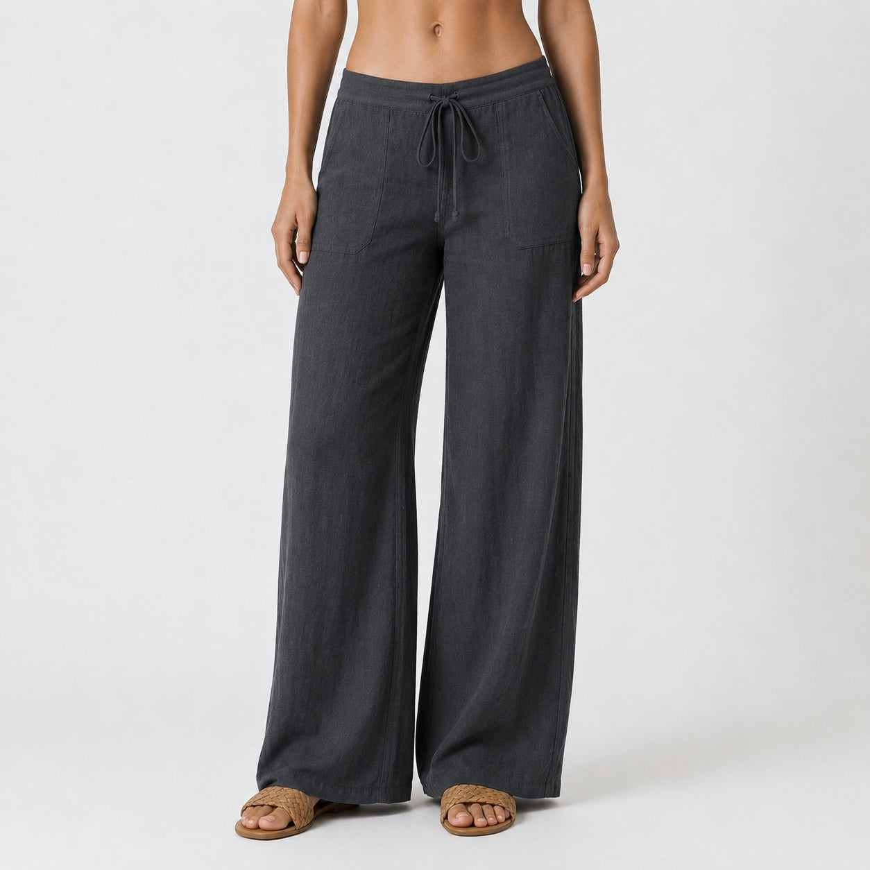 Women’s Mara Relaxed/Casual Loose Trousers With Drawstring