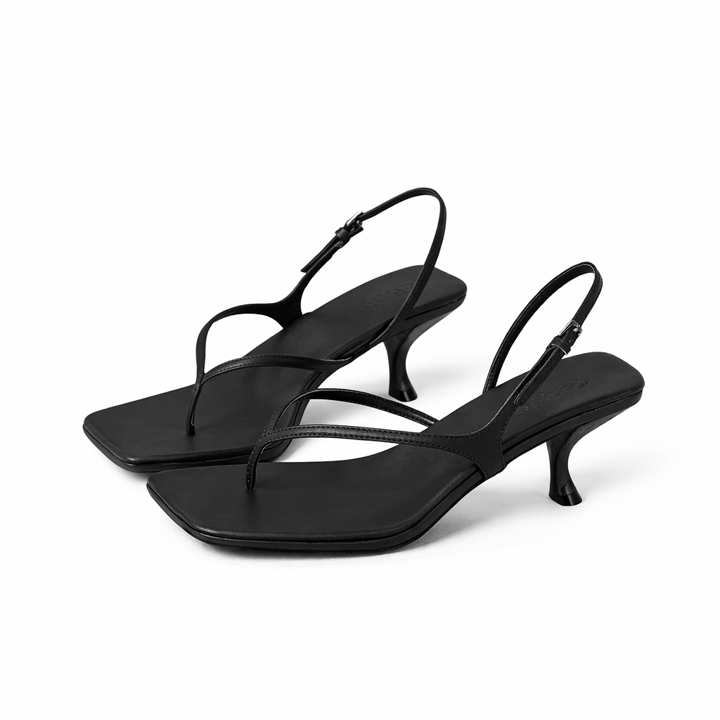 Liora Square Toe Heels