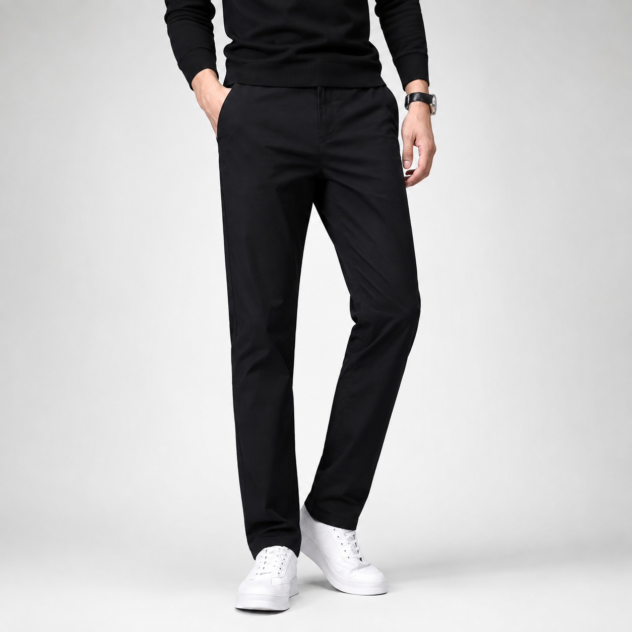 Men's Rowan Straight Leg Casual Trousers