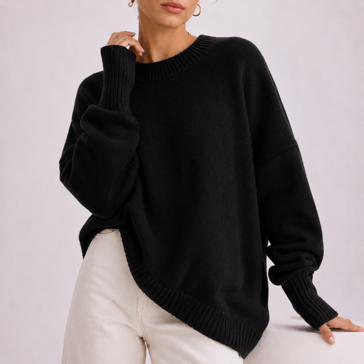 Women's Elowen Oversized Knit Jumper for Comfort