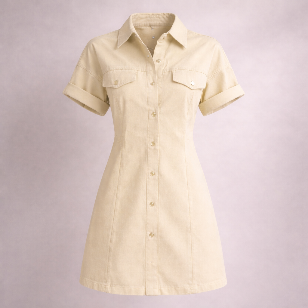 Aria Utility Shirt Dress