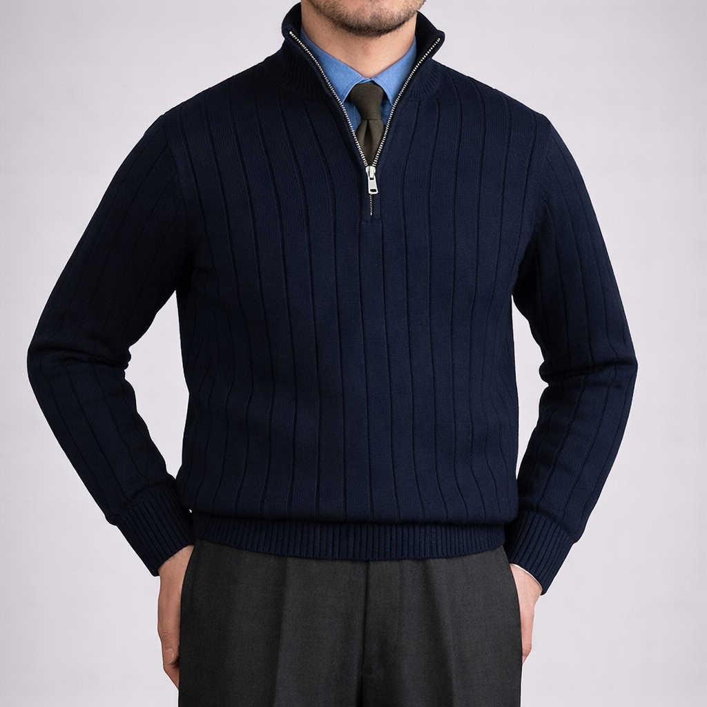 Leon Quarter-Zip Knit