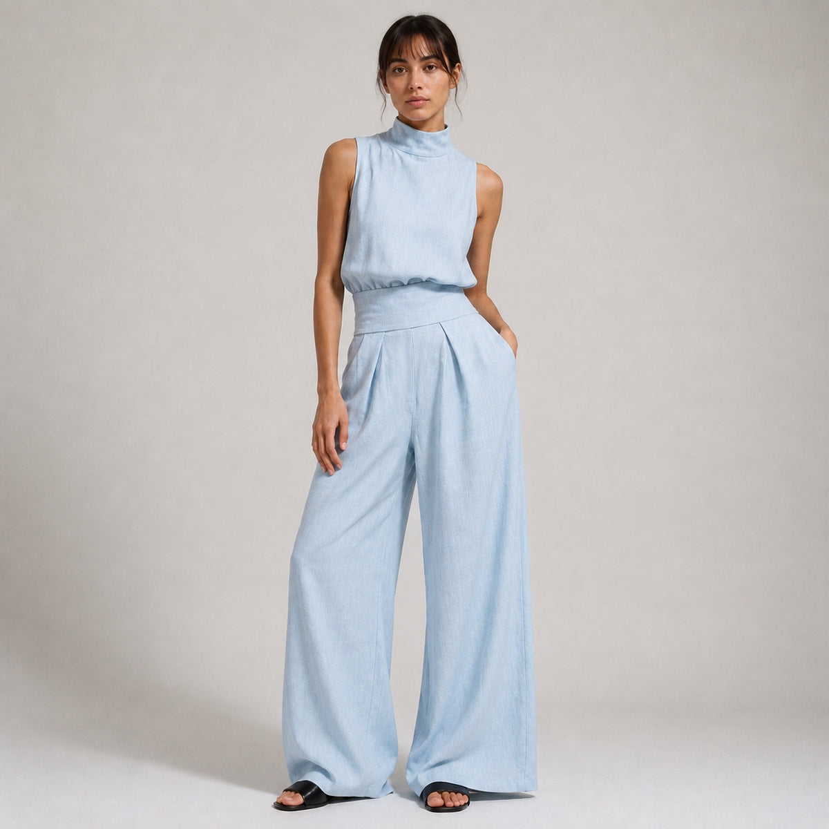 Women's Avira Linen Co-Ord | Two Piece Set