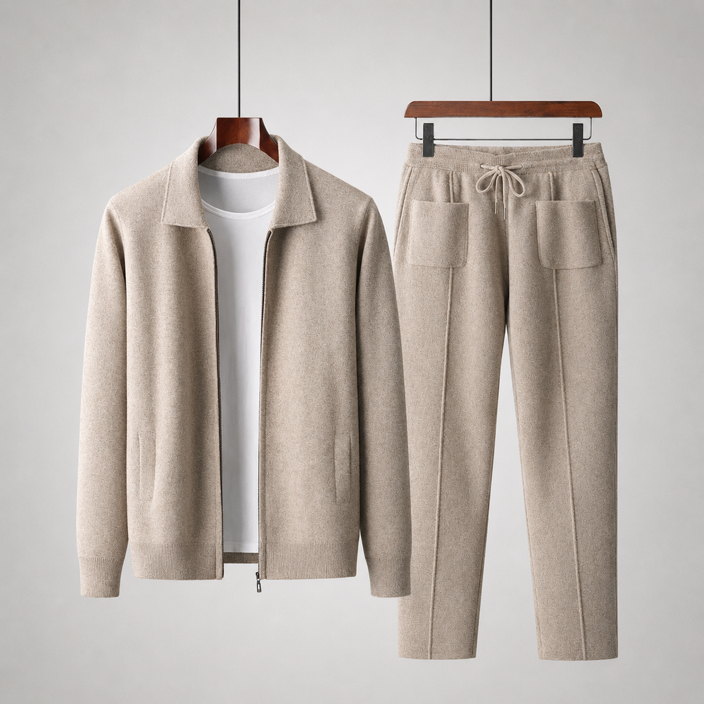 Men's Hudson Knit Co-Ord | Two Piece Lounge Set