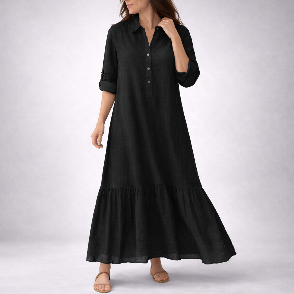 Elowen Linen Maxi Dress