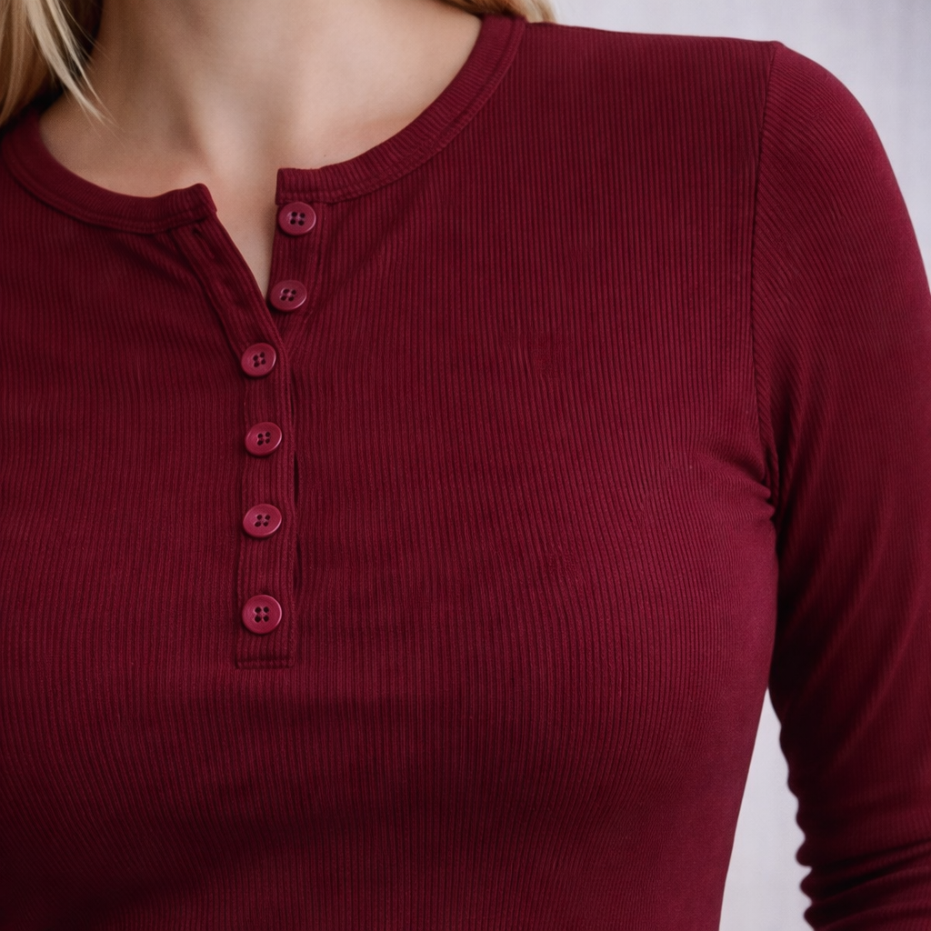 Nira Button Top