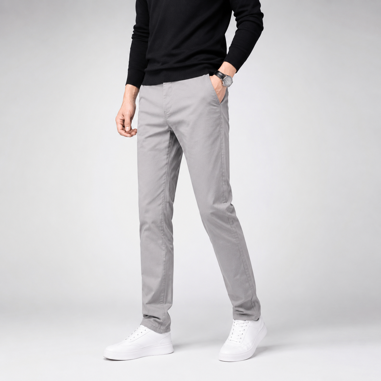 Men's Rowan Straight Leg Casual Trousers