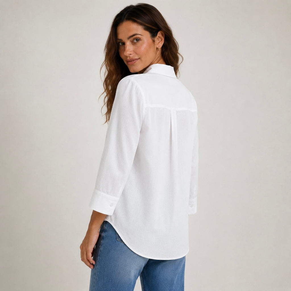 Women's Valarie Peplum Button Flow Blouse