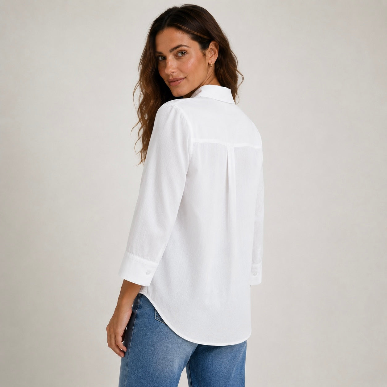 Women's Valarie Peplum Button Flow Blouse