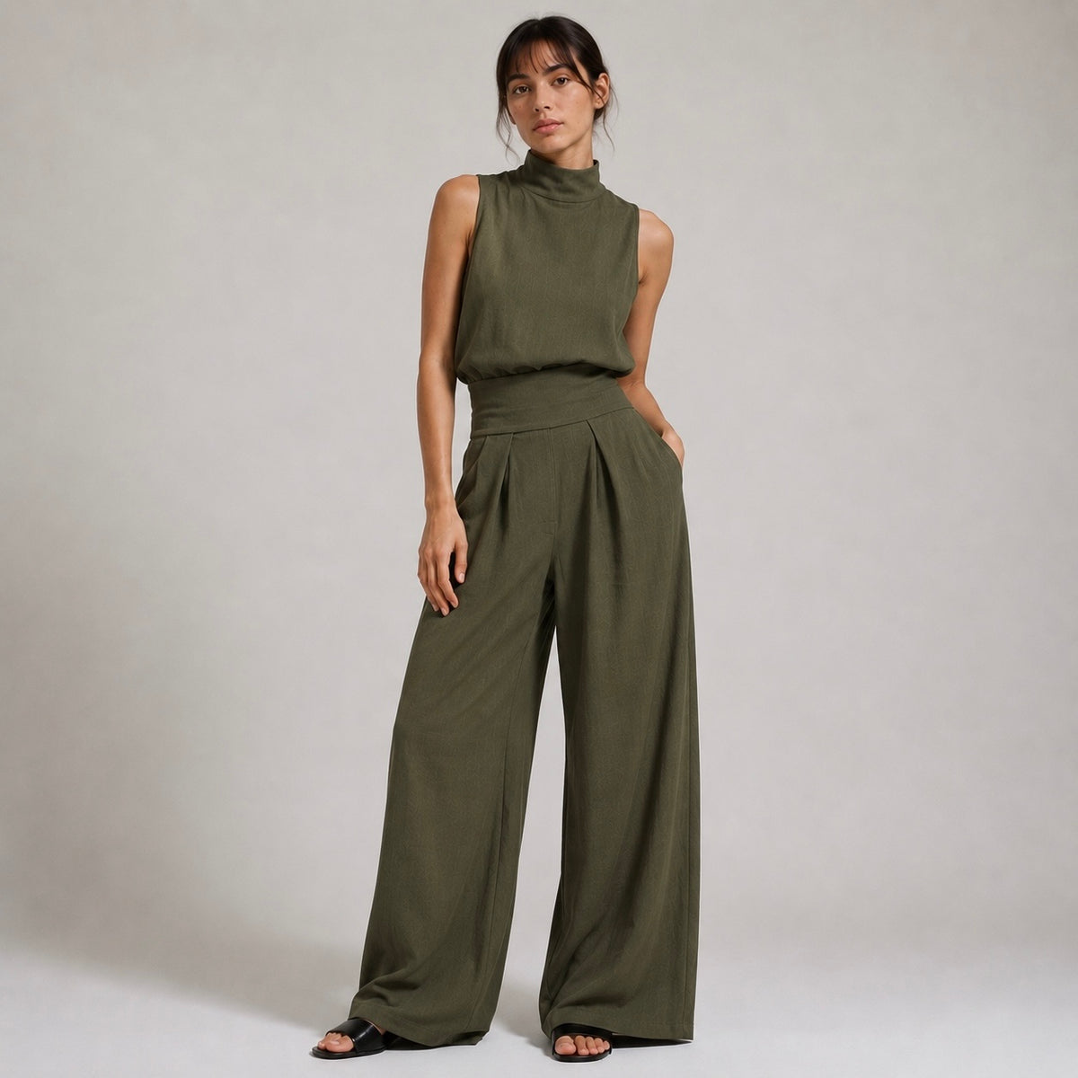 Women's Avira Linen Co-Ord | Two Piece Set
