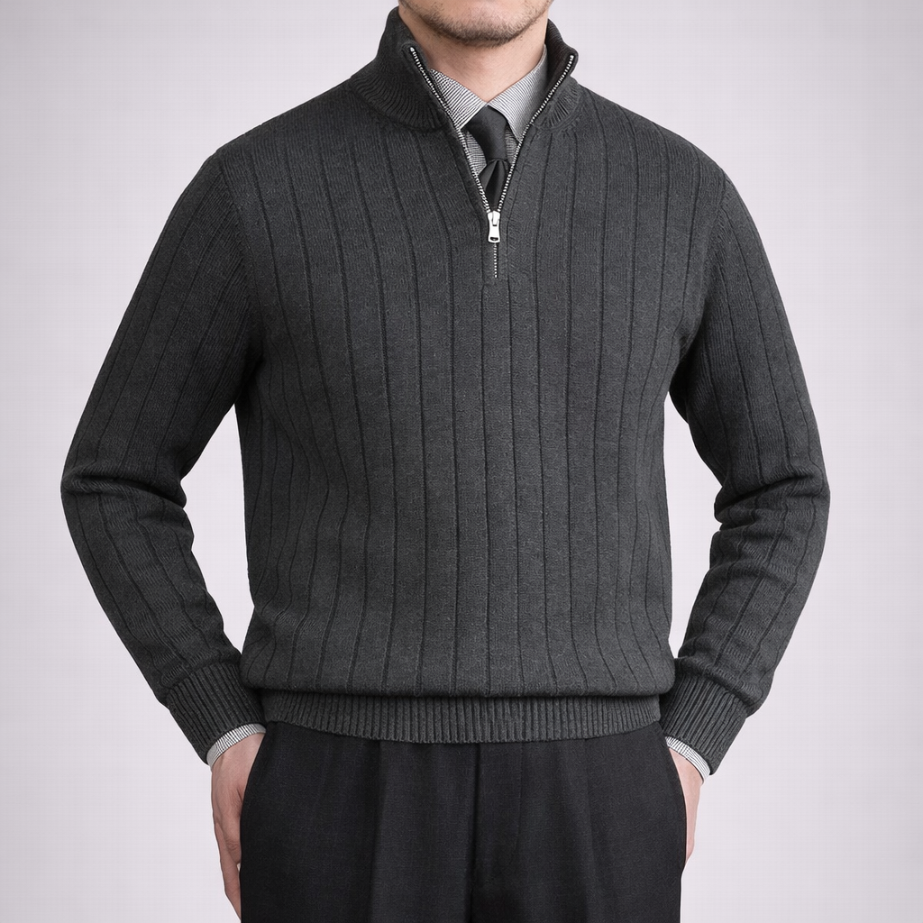 Leon Quarter-Zip Knit