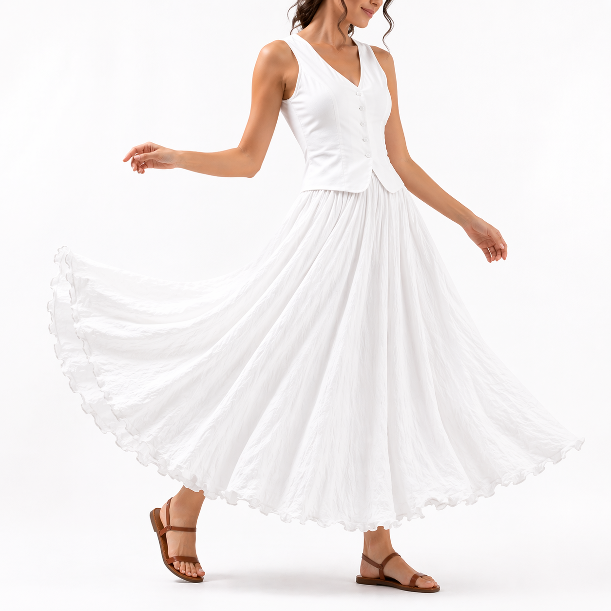 Saia Maxi Flow Skirt