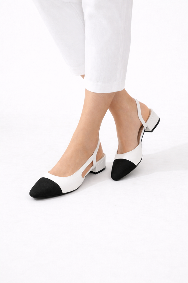 Mila Low Strap Heels