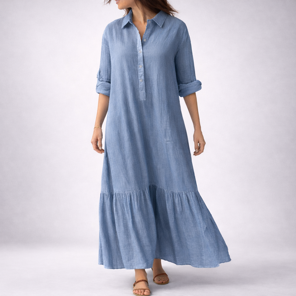 Elowen Linen Maxi Dress