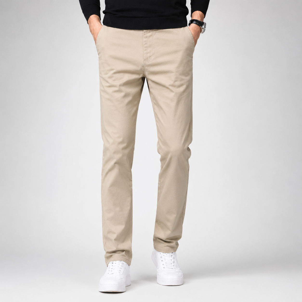 Men's Rowan Straight Leg Casual Trousers