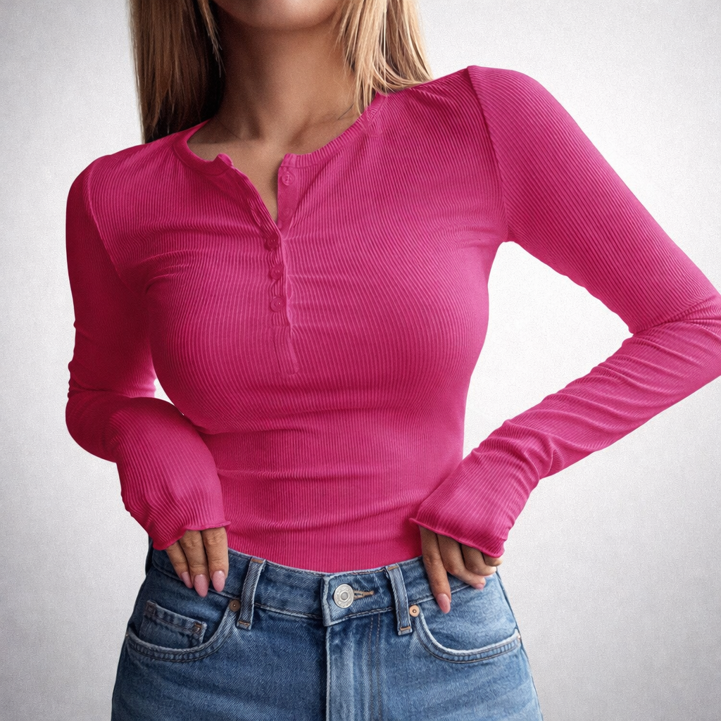 Nira Button Top