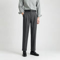 Men’s Romano Pleated Straight Leg Smart Trousers