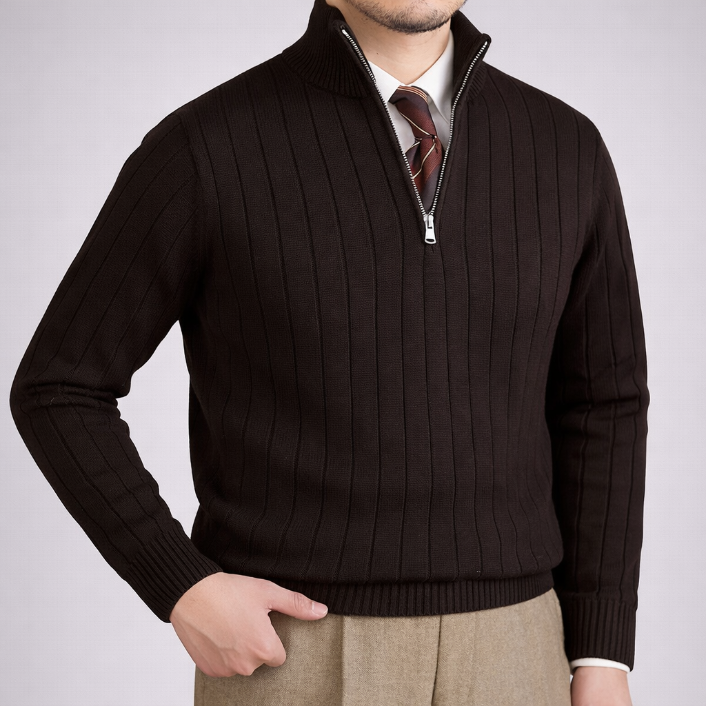 Leon Quarter-Zip Knit