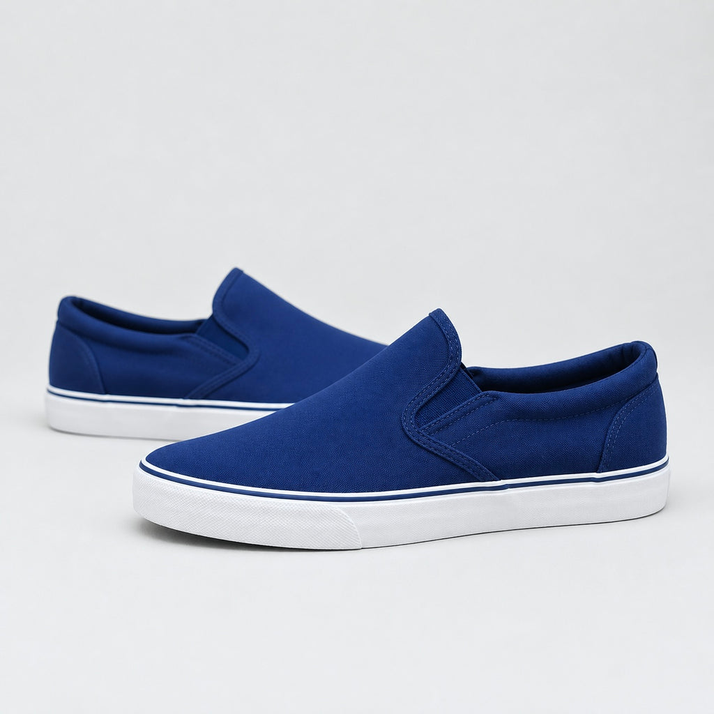 Men’s Andy Casual Canvas Slip-On Trainers