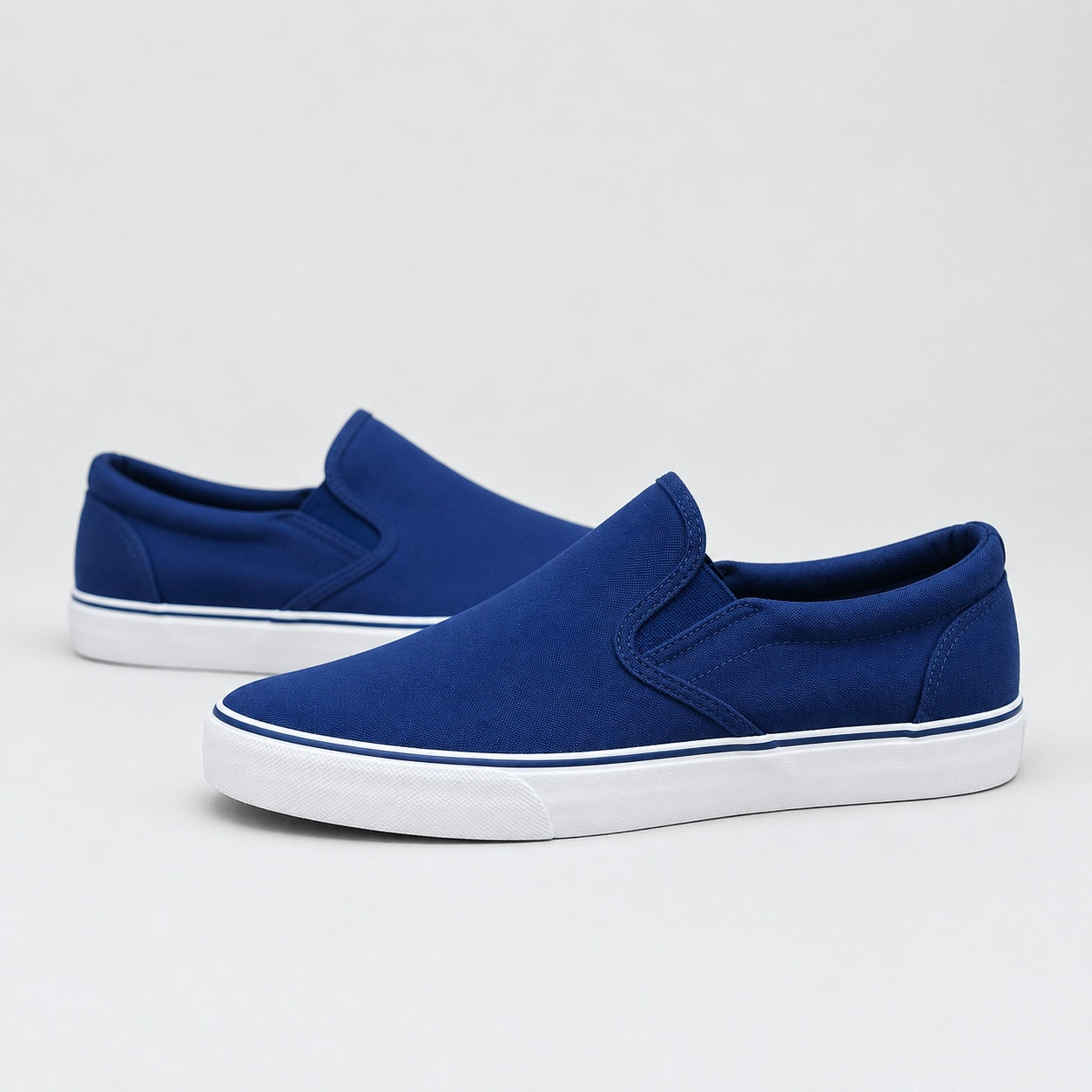 Men’s Andy Casual Canvas Slip-On Trainers