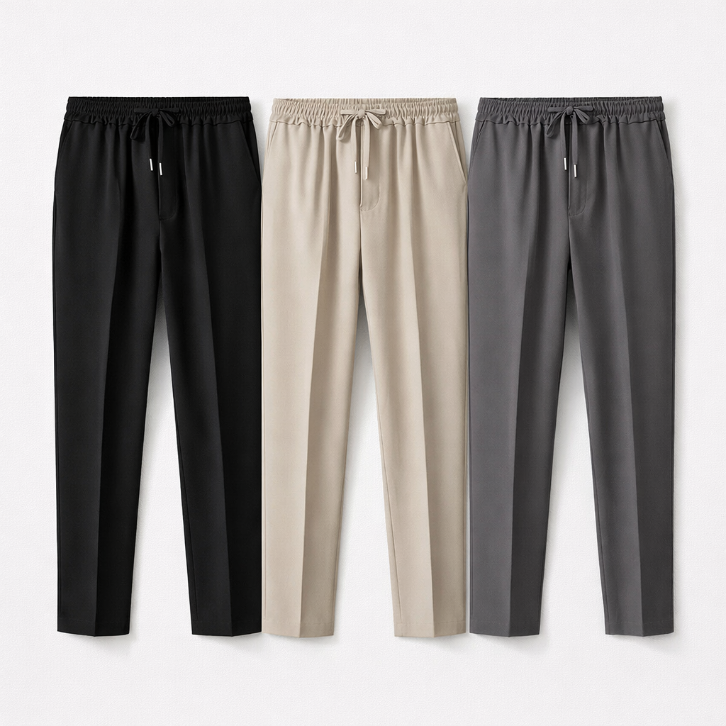 Calder Straight-Leg Trousers