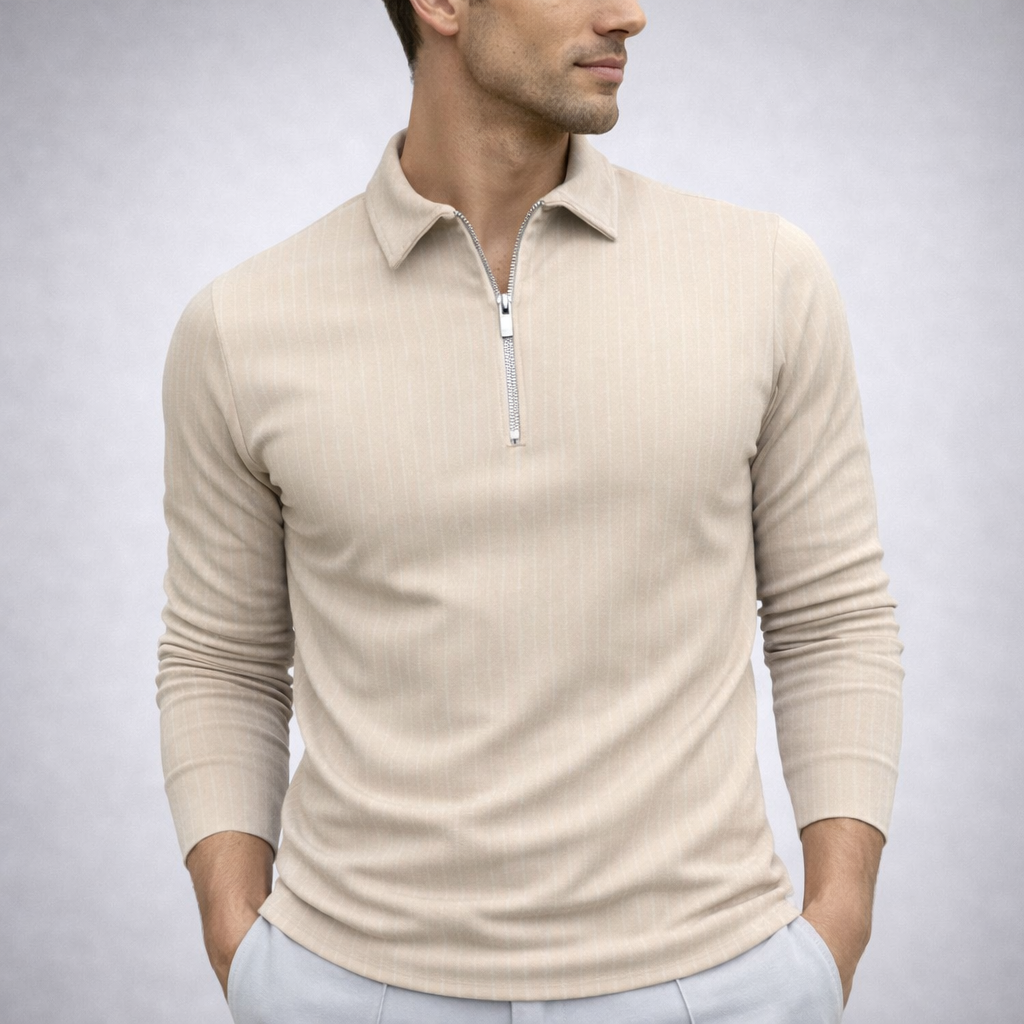 Tavian Zip Polo
