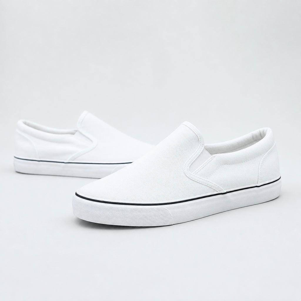 Men’s Andy Casual Canvas Slip-On Trainers