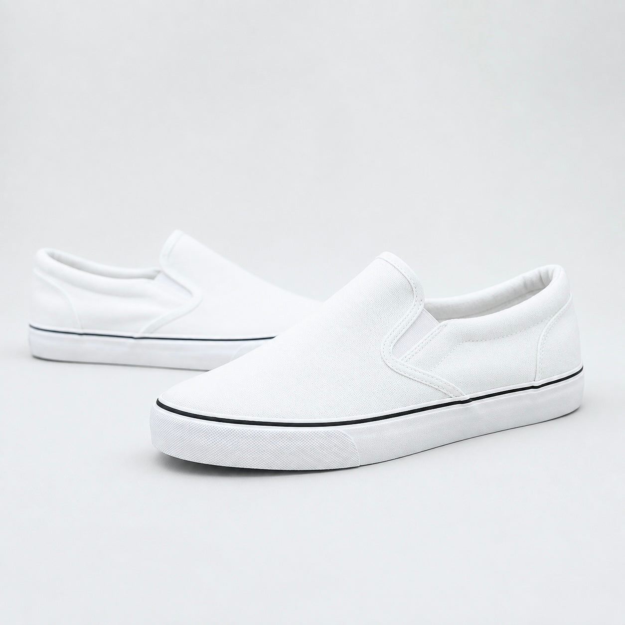 Men’s Andy Casual Canvas Slip-On Trainers