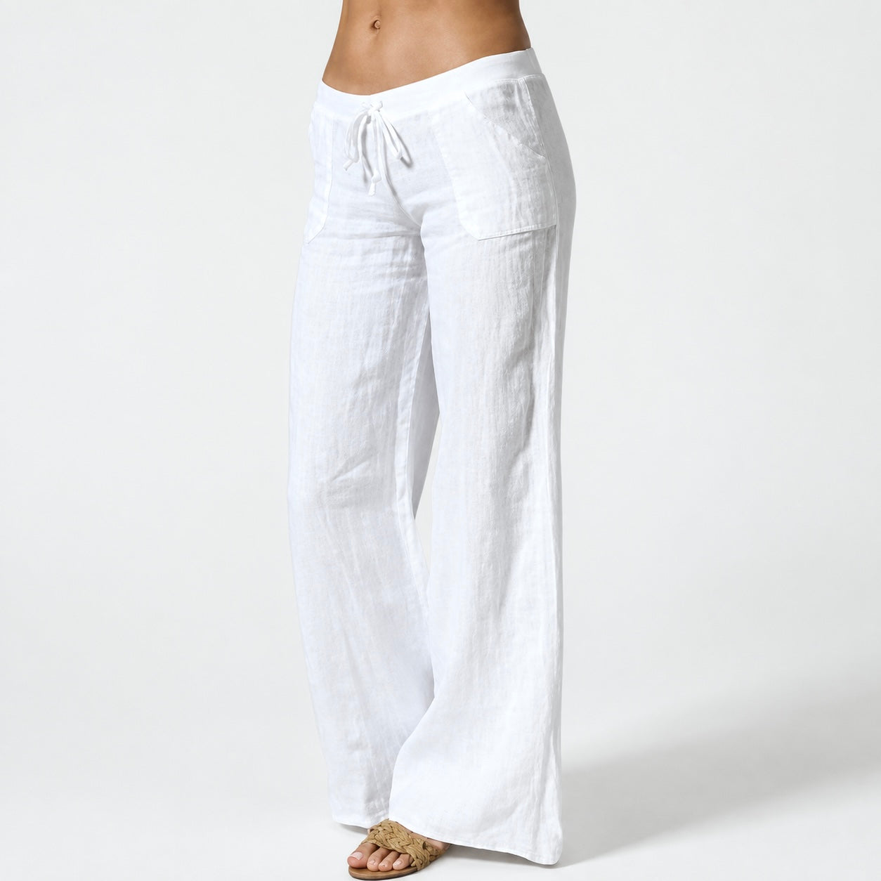 Women’s Mara Relaxed/Casual Loose Trousers With Drawstring